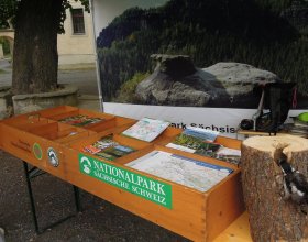 informační stánek Národního park Saské Švýcarsko