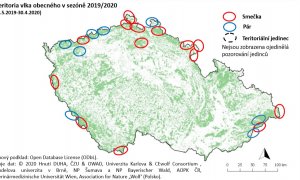 Vlčích teritorií meziročně přibylo